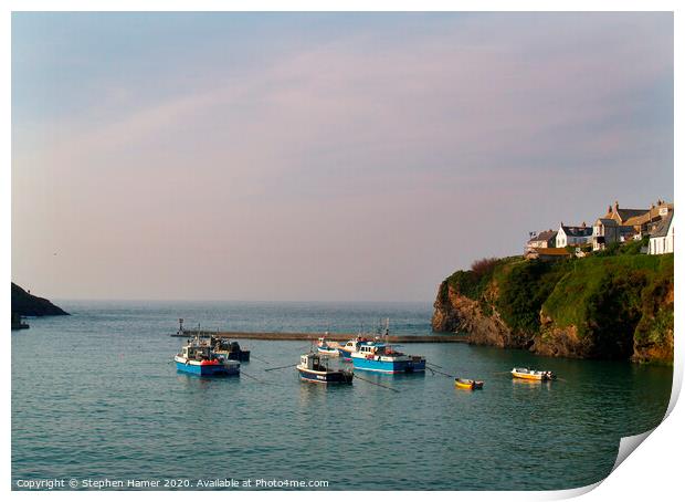 Port Isaac Print by Stephen Hamer