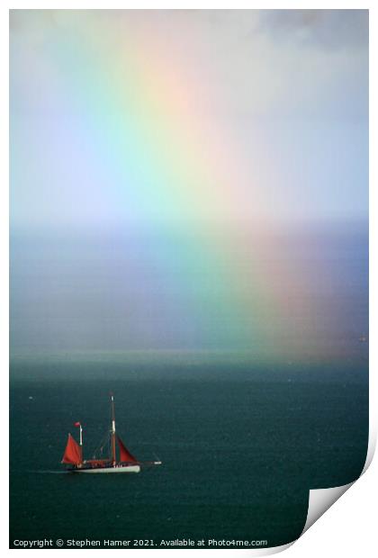 Rainbow Chaser Print by Stephen Hamer