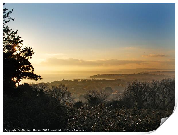 Early Morning View Print by Stephen Hamer