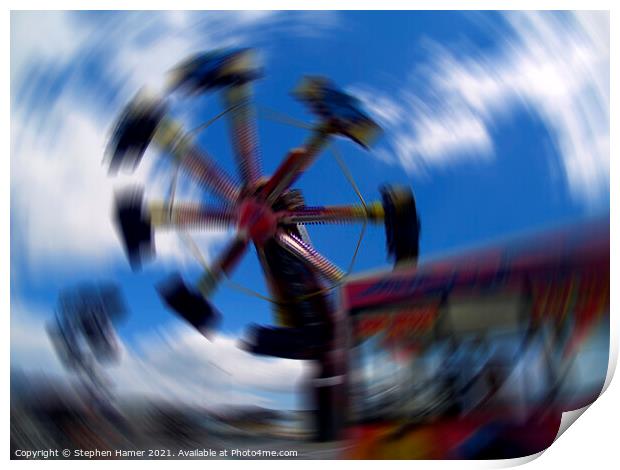 Spinning Around Print by Stephen Hamer