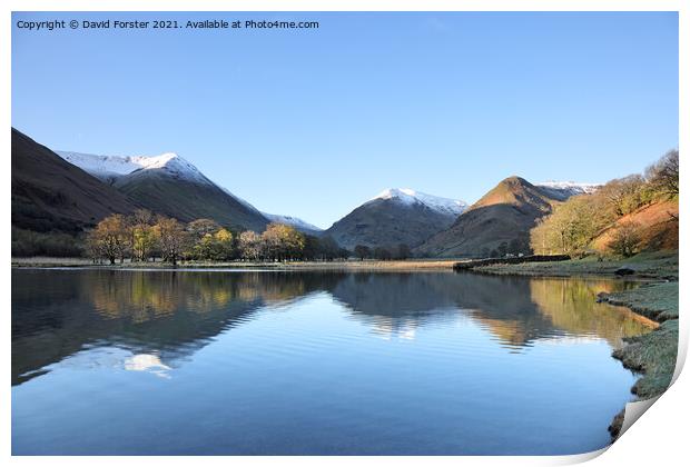 Brothers Water View, Lake District, Cumbria, UK Print by David Forster