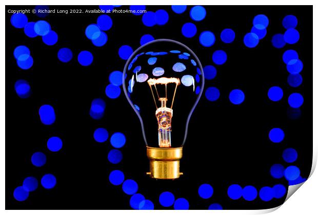 Light Bulb Moments Print by Richard Long