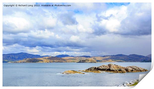 Loch Ailort, Scottish Highlands Print by Richard Long