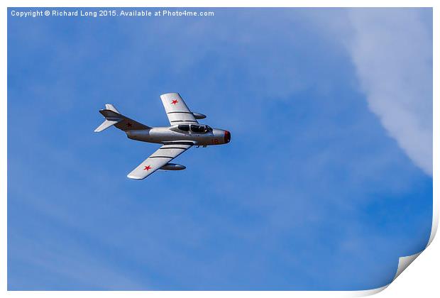  Mig 15 (Fagot) Print by Richard Long