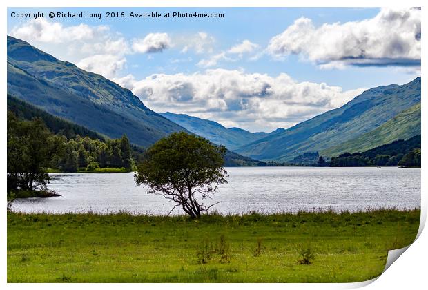 Loch Voil, Freshwater loch Print by Richard Long