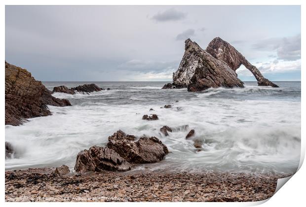 Long exposure of Bow Fiddle Rock Print by Phil Reay