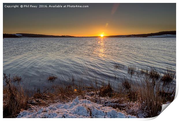 Snow and sun Print by Phil Reay