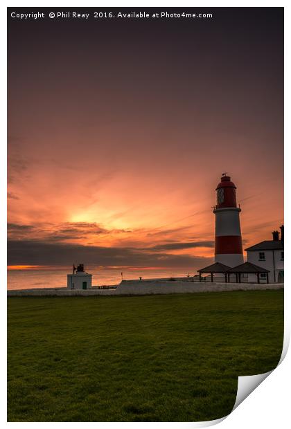Souter sunrise Print by Phil Reay