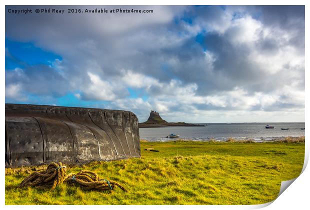 Lindisfarne Castle, Holy Island,Northumberland Print by Phil Reay