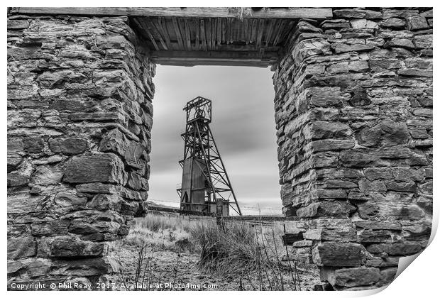 Groverake mine, Weardale Print by Phil Reay