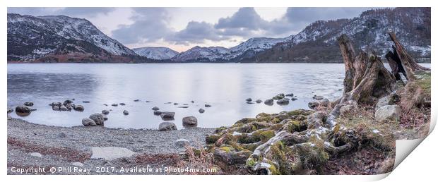Sunset at Ullswater Print by Phil Reay