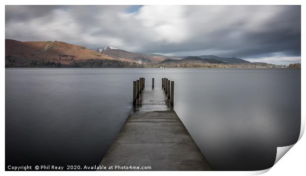 Ashness jetty Print by Phil Reay