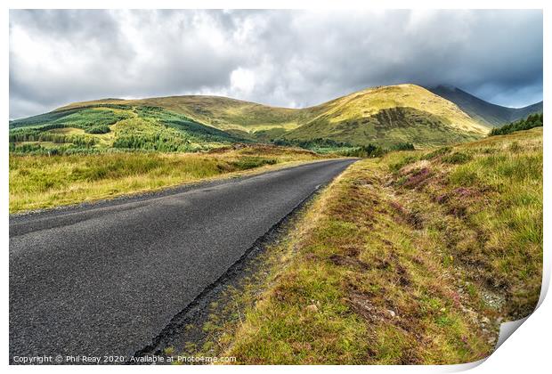 A road with a view Print by Phil Reay