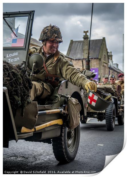 Dean Guy Saddleworth Yanks 2016 Print by David Schofield