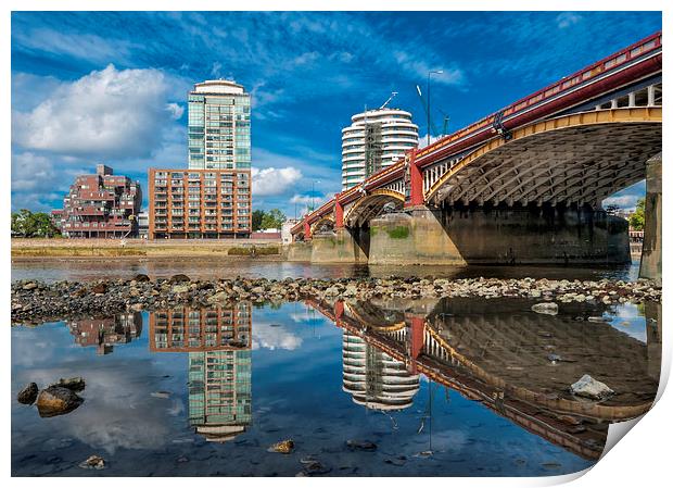  Vauxhall Bridge Print by Colin Evans