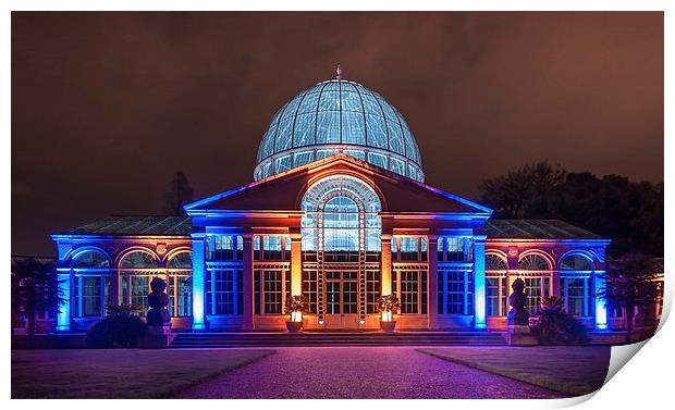  The Great Conservatory at Syon Park Print by Colin Evans