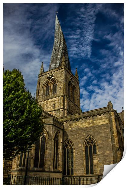 The Crooked Spire Print by Michael South Photography