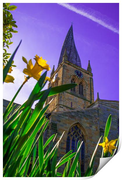 The Crooked Spire  Print by Michael South Photography