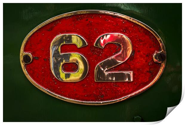 Train 62 Print by Gary Schulze