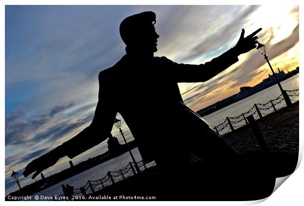 Billy Fury's Sunset Print by Dave Eyres