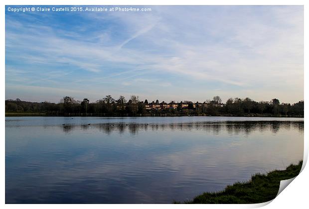  Earlswood Lakes Print by Claire Castelli