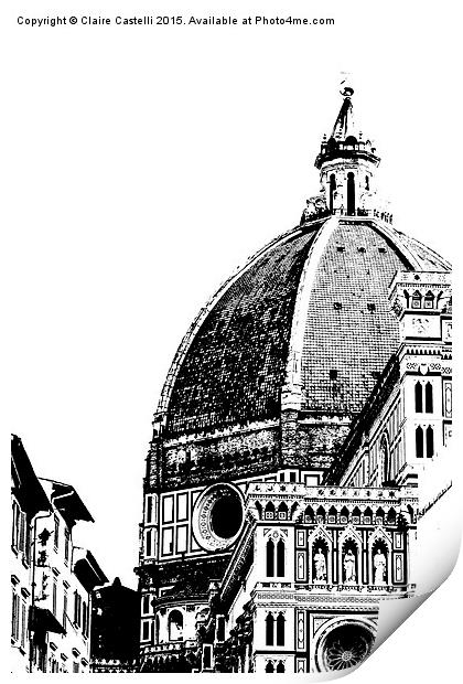  Il Duomo Print by Claire Castelli