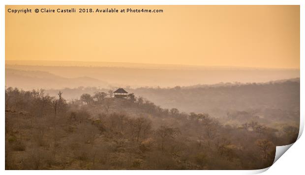 First light Print by Claire Castelli