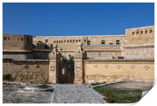 Fort Saint Elmo in Valletta, Malta Print by Artur Bogacki