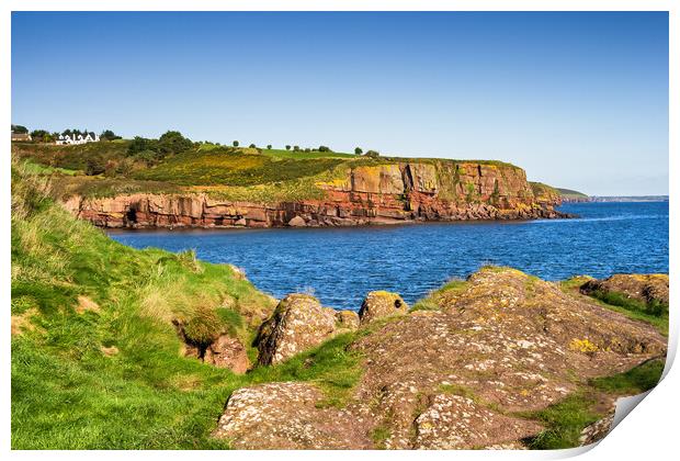 Dunmore East Picturesque Coast In Ireland Print by Artur Bogacki