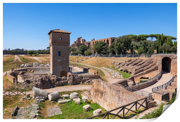 Circus Maximus Ruins in Rome Print by Artur Bogacki