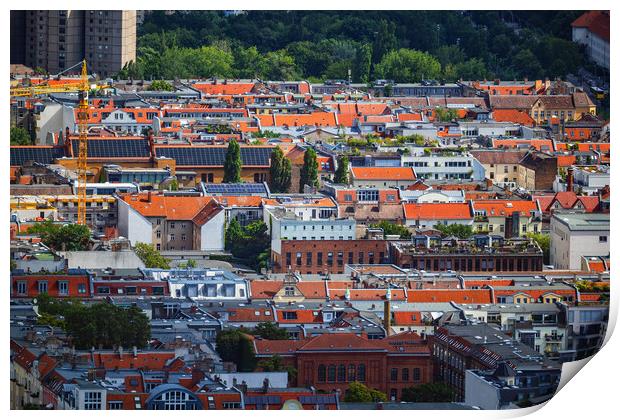 Berlin Cityscape Print by Artur Bogacki