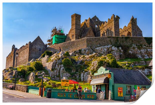 Rock of Cashel in Ireland Print by Artur Bogacki