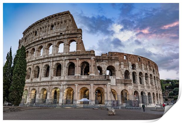 Colosseum In Rome Print by Artur Bogacki