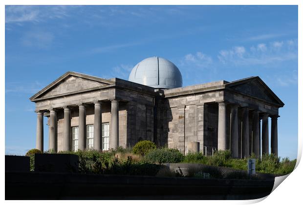 City Observatory On Calton Hill In Edinburgh Print by Artur Bogacki