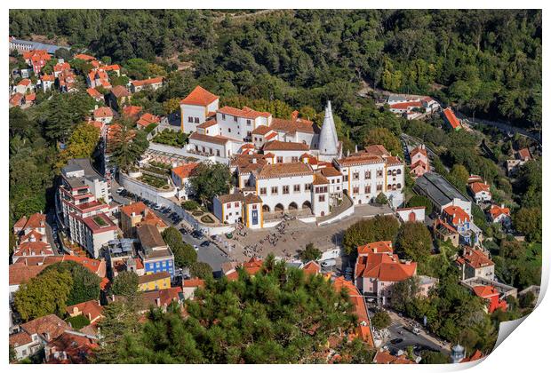 National Palace of Sintra in Portugal Print by Artur Bogacki