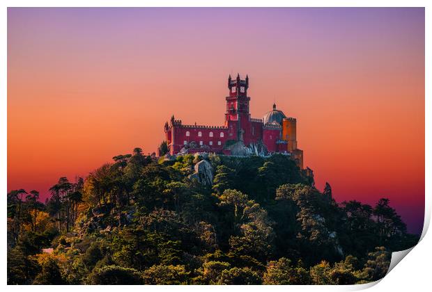 National Palace of Pena in Sintra, Portugal Print by Artur Bogacki