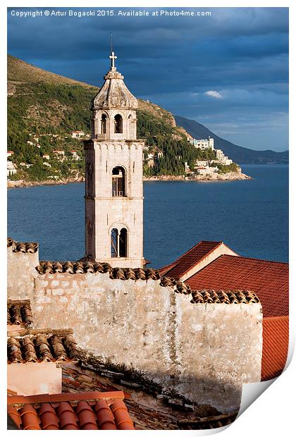 Dubrovnik in Croatia Print by Artur Bogacki