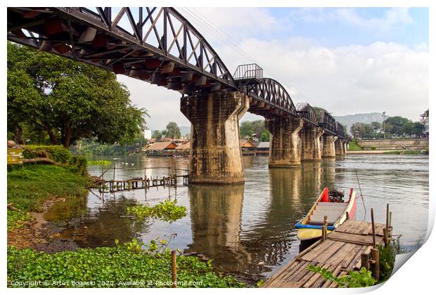 Bridge on the River Kwai Print by Artur Bogacki