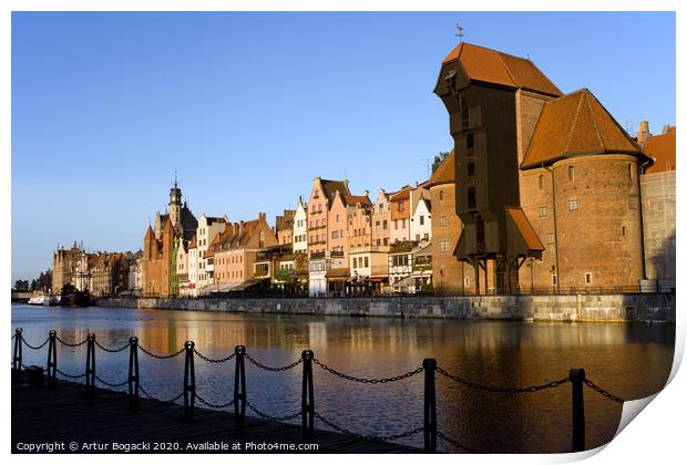 City of Gdansk Print by Artur Bogacki