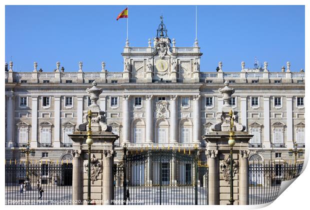 Royal Palace in Madrid Print by Artur Bogacki