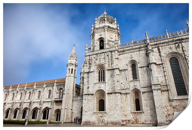 Jeronimos Monastery in Lisbon Print by Artur Bogacki