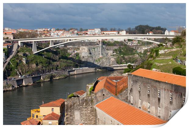 Infante D. Henrique Bridge in Porto Print by Artur Bogacki