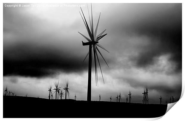 Wind Farm Print by Jason Tait