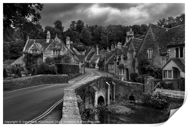 Castle Combe village Print by Daryl Peter Hutchinson