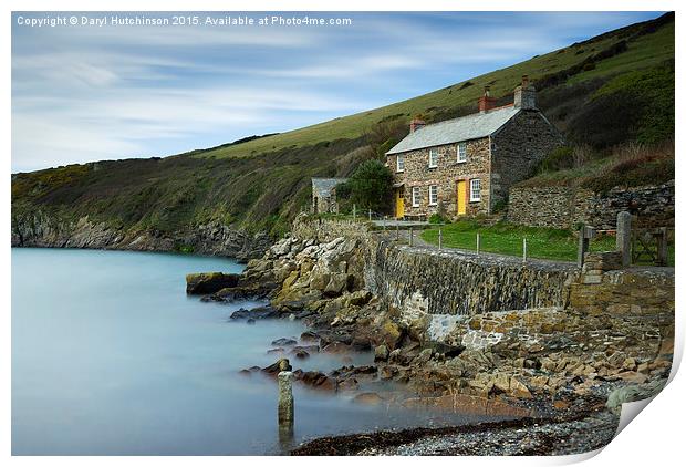 Port Quin Print by Daryl Peter Hutchinson