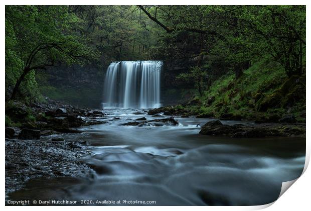  Sgwd yr Eira. Deep in the underworld Print by Daryl Peter Hutchinson