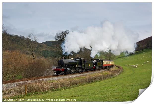 The Cambrian Railway remembered  Print by Daryl Peter Hutchinson