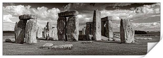  Stonehenge Print by David Portwain