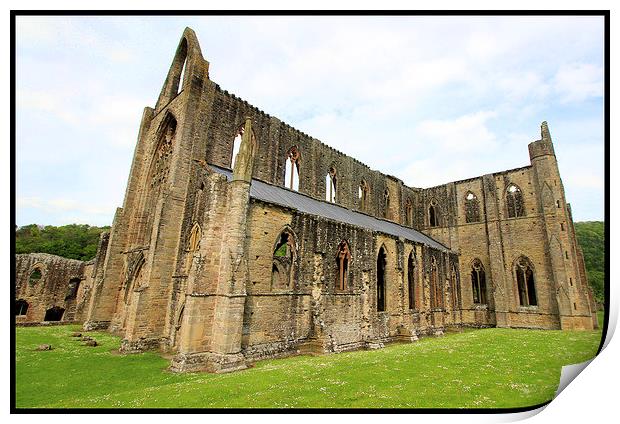  Tintern Abbey Print by Kieron Butler