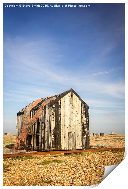 Netted Shack - Portrait Print by Steve Smith